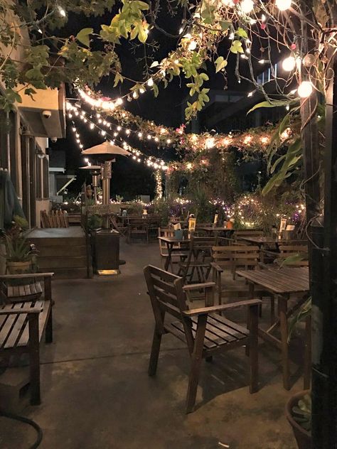 Outdoor Restaurant Patio, Two Worlds Collide, Outdoor Restaurant Design, Restaurant Exterior, Cozy Restaurant, Cozy Coffee Shop, Restaurant Patio, Rustic Restaurant, Worlds Collide