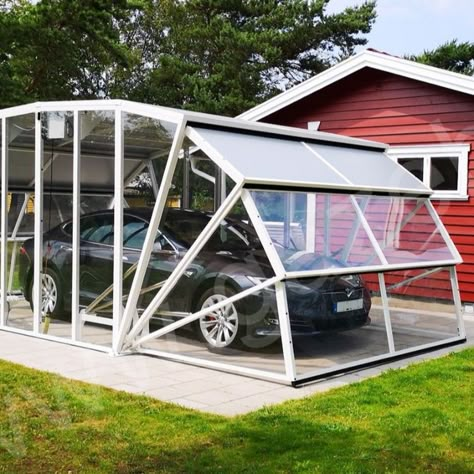 Carport Tent, Car Porch Design, Car Shed, Gazebo Plans, Portable Garage, Car Shelter, Metal Carports, Back Porch Ideas Covered Farmhouse, Car Shade