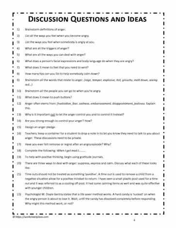 Questions and Ideas on Anger Worksheets Anger Worksheets, Anger Management Worksheets, Angry Person, Dealing With Anger, How To Control Anger, Counseling Resources, Discussion Questions, Therapy Tools, Anger Management