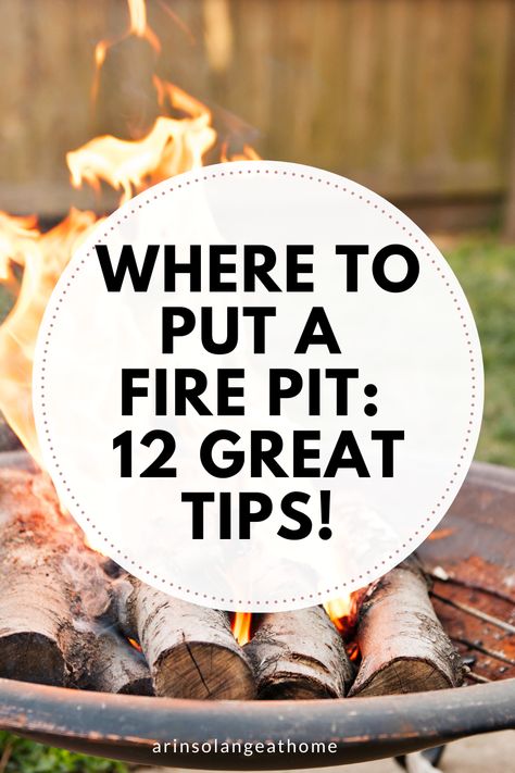 Here are 12 tips on where to put your backyard fire pit. Plus 19 amazing fire pit options that you will love! Where To Place Fire Pit In Backyard, Small Outdoor Patio Ideas With Fire Pit, Black Adirondack Chairs Fire Pit, Fire Pit Corner Backyard, River Rock Fire Pit Area, Gazebo Fire Pit Ideas, Breeo Fire Pit Ideas, Solo Stove Fire Pit Ideas Backyard, Sunken Fire Pit Ideas Backyard