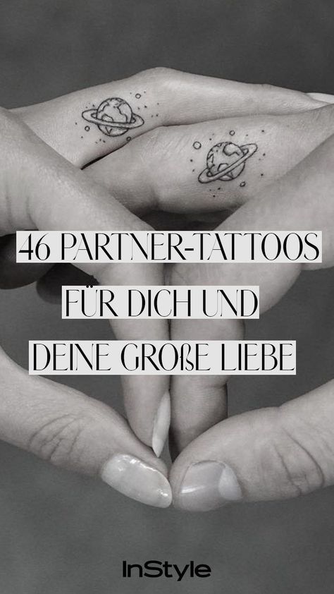 Ihr denkt über ein Partner Tattoo nach? Wir zeigen euch die schönsten Motive für Paare. Lasst euch von den neuesten Trends inspirieren! #instyle #instylegermany #beauty #tattoo #tattooinspo #inspiration #paar #liebe Small Partner Tattoos Love, Tattoo Bff Ideas Best Friends, Tattoo Partner Couple, Partner Tattoos Couples Love, Little Couple Tattoos, Cool Mini Tattoos, Tattoo Marriage, Partner Tattoos Couples, Ehe Tattoo