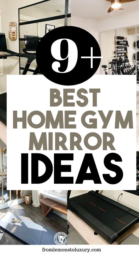 Ikea Hack Home Gym, Home Work Out Room Ideas Gym, Luxury Home Gym Basement, Mini Fridge In Home Gym, Basement Gym Mirror Ideas, Home Gym Tv Room Combo, Pilates Home Gym Ideas, Mirrors In Home Gym, Mini Gym At Home Ideas Basement