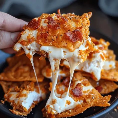 Cream Cheese and Bacon Stuffed Doritos deliver a crispy, cheesy bite perfect for parties or snacks. Try this easy recipe today! Stuffed Doritos, Spicy Sweet Chili Doritos, Doritos Recipes, Patty Melt Recipe, Caramelized Onions Recipe, Cream Cheese Pasta, Dorito Chicken, Cheese Pasta Recipes, Roasted Potato Recipes