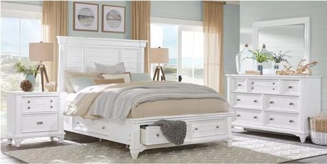 How to mix and match furniture with other existing furniture pieces in a room for a cohesive, designer look. #mixandmatchbedroomfurniture King Size Bedroom Furniture Sets, Moulding Detail, Rooms To Go Furniture, Coastal Bedroom Furniture, Queen Sized Bedroom Sets, King Size Bedroom Sets, Fresh Aesthetic, Queen Sized Bedroom, King Sized Bedroom