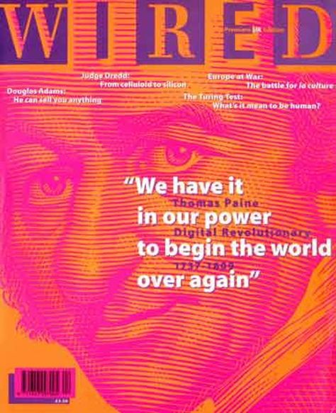 List of the most memorable Wired Magazine covers, featuring the coolest photographs, sexiest celebrity shots, and most innovative designs ever to hit newsstands. These best Wired covers span the entire history of the publication, and provide a good overview of the stories and issues Wired has... Wired Magazine Cover, Nuclear Winter, Wired Magazine, Pub Design, Wire Cover, Magazine Layout Design, Digital Revolution, Simple Illustration, The 1990s