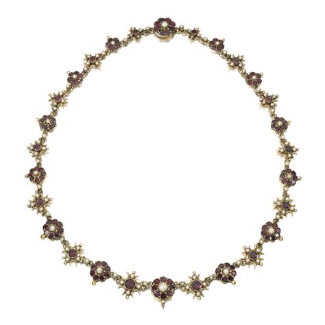 Garnet and seed pearl necklace, Early 19th Century 19th Century Jewelry, Regency Jewelry, Period Jewelry, Minimal Jewellery, Mommy Jewelry, Georgian Jewelry, Trends Magazine, Anime Jewelry, Diamonds Jewelry