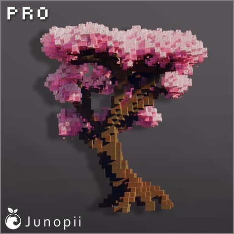 Minecraft custom cherry blossom tree designs Giant Cherry Tree Minecraft, Minecraft Trees Design Big, Mc Custom Tree, Minecraft Custom Trees Cherry Blossom, Minecraft Blossom Tree, Minecraft Giant Cherry Blossom Tree, Magic Tree Minecraft, Minecraft Japanese Tree, Cherry Blossom Decorations Minecraft