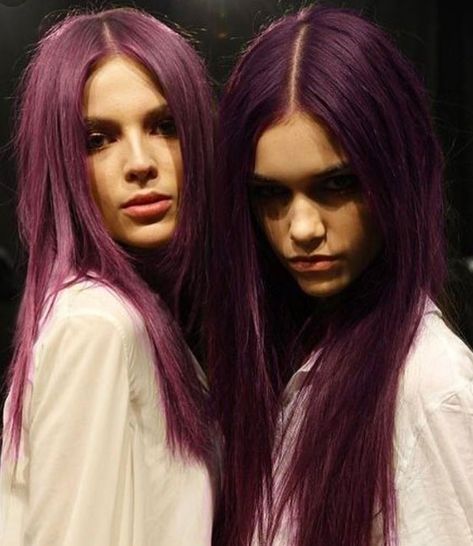 Aubergine Hair Color, Dark Plum Hair Color, Plum Hair Color Ideas, Eggplant Colored Hair, Plum Hair Dye, Eggplant Hair, Dark Violet Hair, Plum Hair Color, Wine Hair Color