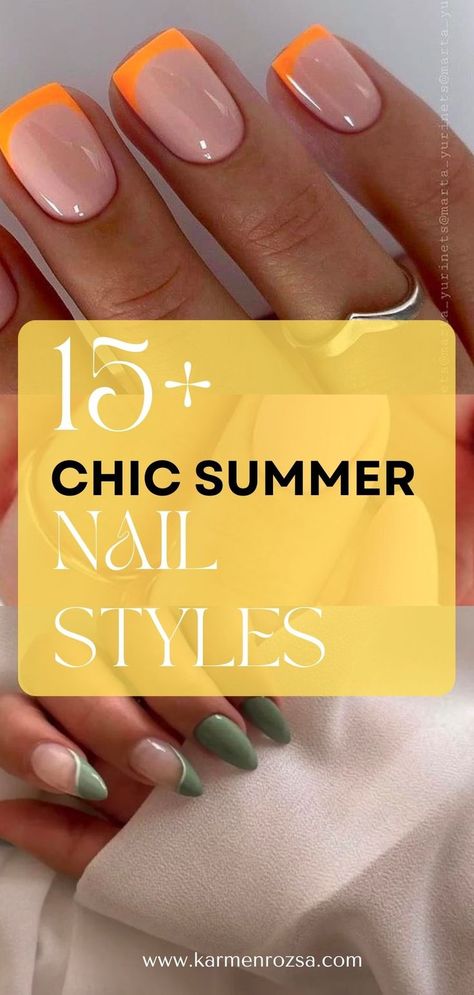 Mathc your summer dresses, beach outfit and date night outfit or festival style with these chic summer nails! Acrylic nail styles, gel nail styles, short nail styles and long nail styles, so everyone can find what the yare looking for! Simple Summer Holiday Nails Short, Beach Short Nails Vacation, Chic Beach Nails, Cute Nails For Vacation Short, Warm Vacation Nails, Classic Vacation Nails, Italy Vacation Nail Ideas, Holiday Nails Summer Gel Polish, Beach Nails Gel Polish