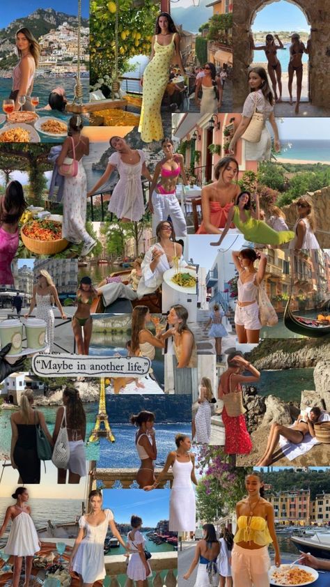 European Summer Moodboard, European Summer Laptop Wallpaper, European Summer Captions, European Birthday, Summer In Europe Aesthetic, Europe Core, Euro Summer Aesthetic, Summer Outfits Italy, What To Wear In Italy