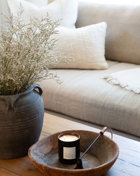 Create a cozy and inviting atmosphere with our handcrafted decor pieces. Our pillow cover, featuring a delicate brown stripe pattern, adds a touch of charm to your living space. Complement it with a soothing candle and a timeless wooden bowl for the perfect setting to unwind. Each item, made with care and attention to detail, transforms your home into a haven of comfort and style.🪴 #HomeDecor #InteriorDesign #CozyHome #HandmadeHome #NaturalLiving #HomeInspiration #DecorIdeas #LivingRoomStyle... Modern Organic Decor, Organic Living Room, Madrid Apartment, Dinner Table Decor, Eco Friendly Decor, Organic Decor, Wooden Candle, Handcrafted Decor, Massage Room