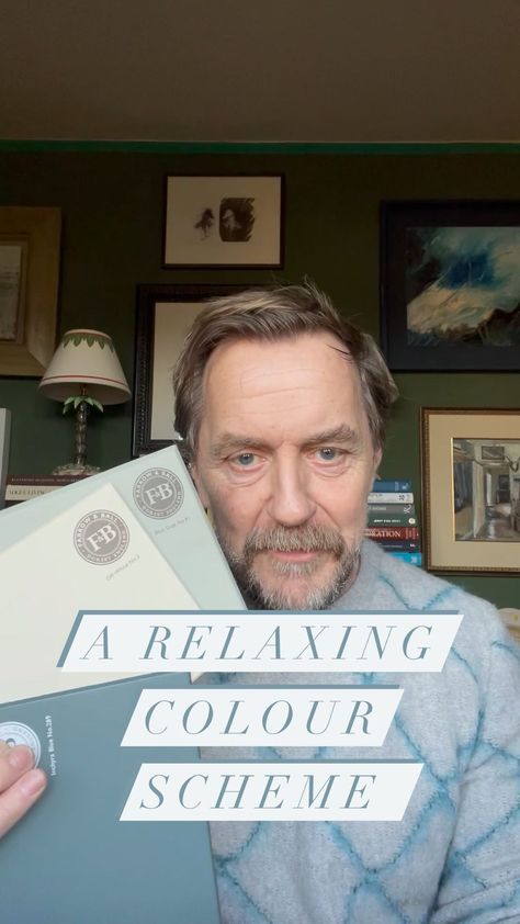 Farrow & Ball | Today @paddy_od_1 is talking in detail about a scheme created for the sitting room of the 18th century Fonthill Arch, part of … | Instagram Farrow Ball Kittiwake, Taylor Tack Farrow And Ball, Oxford Stone Farrow And Ball Living Room, Pigeon Farrow And Ball Living Room, Bone Farrow And Ball, Farrow And Ball Living Room, Inchyra Blue, Wall Colours, Sitting Room Design