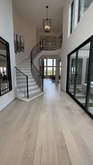 Medditerean Homes, Houston Homes Interiors, Texas Houses Interior, Luxury Homes Dream Houses Interior Bedrooms, Texas Homes Interior, Big Hallway Ideas, Dream Mansion Interior, Texas Home Exterior, Modern Texas Home