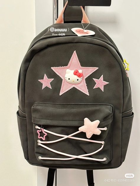 School Bag Y2k, Y2k Bags For School, Ransel Aesthetic, Hello Kitty Bookbag, Backpack Png, Hello Kitty School Bag, Hello Kitty Plush Backpack, Backpack Hello Kitty, Y2k Backpack