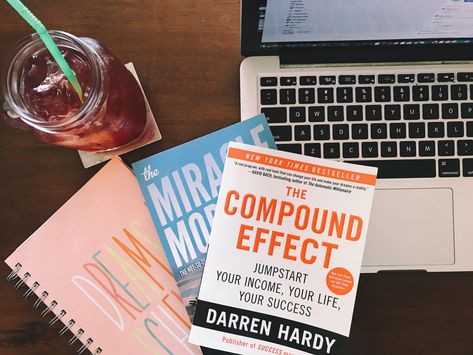 The compounding effect is the strongest force and still few people are aware of it. Learn it and you will see the effect. The Compound Effect Book, Compound Effect Book, The Compound Effect, Start With Why, Compound Effect, Development Books, Personal Development Books, Motivational Books, Think And Grow Rich