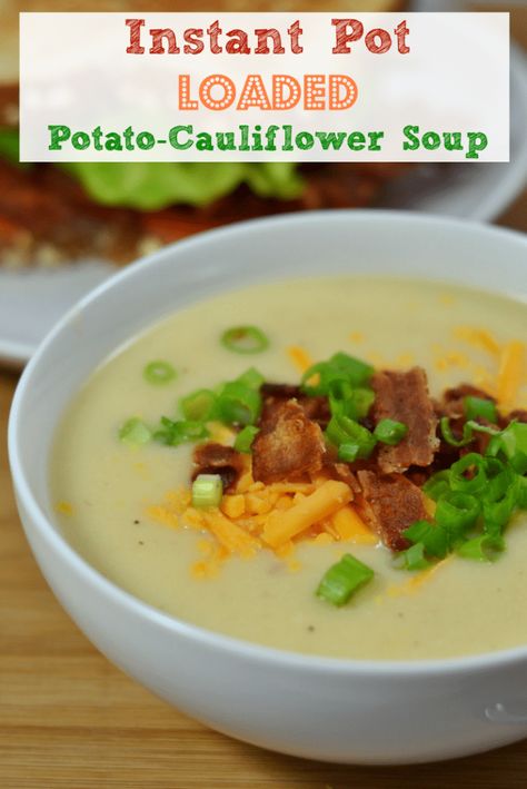 Loaded Soup, Starter Soup, Cheddar Cauliflower Soup, Cheddar Cauliflower, Creamy Cauliflower Soup, Loaded Cauliflower, Cauliflower Soup Recipes, Soup Appetizers, Creamy Cauliflower