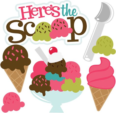 Here's The Scoop SVG scrapbook collection ice cream svg files for scrapbooks ice cream cut files Ice Cream Bulletin Board Ideas, Here's The Scoop, Ice Cream Theme, Ice Cream Social, Scrapbook Collection, Scrapbook Titles, Sugar Sugar, Ice Cream Birthday, Cute Clipart