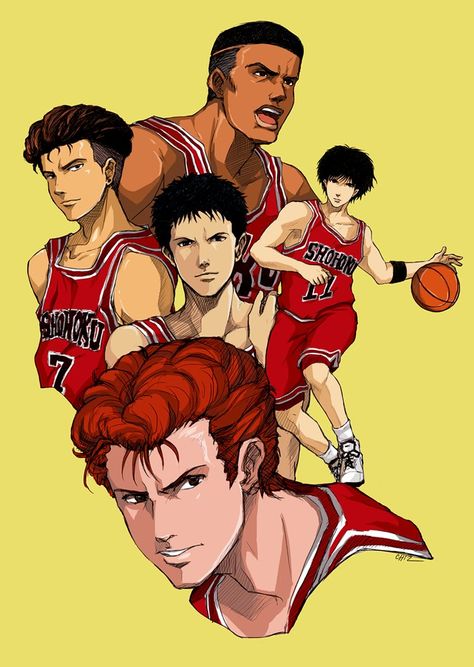 Shohoku Basketball Takehiko Inoue Slam Dunk, Slamdunk Wallpaper Slam Dunk, Anime Basket, Takehiko Inoue, Slam Dunk Manga, Slam Dunk Anime, Anime Photo Profile Dark, Epic Tattoo, Itachi Uchiha Art