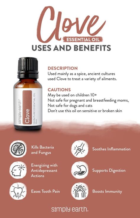 Clove Essential Oil Uses, Simply Earth Essential Oils Recipes, Clove Essential Oil Blends, Clove Essential Oil Benefits, Benefits Of Clove Oil, Clove Oil Uses, Clove Oil Benefits, Simply Earth, List Of Essential Oils