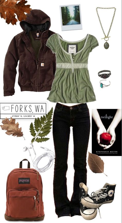 Downtown Wishlist, Alice Cullen Inspired Outfits, Bella Swan Aesthetic Outfits, Twilight Core Outfits, Twilight Aesthetic Outfit, Library Clothes, Bella Swan Outfit, Bella Swan Style, 2013 Outfits