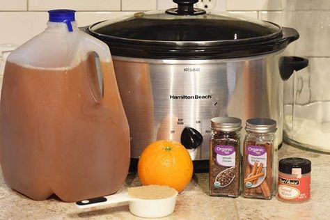 Crockpot Cider, Hot Mulled Cider Recipe, Christmas Apple Cider, Hot Cider Recipes, Easy Apple Cider Recipe, Spiced Cider Recipe, Spiced Apple Cider Recipe, Crockpot Drinks, Hot Apple Cider Recipe