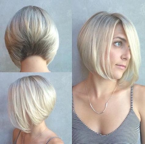 20 Beautiful and Classy Graduated Bob Haircuts Graduated Haircut, Hair Gradient, Graduated Bob Hairstyles, Graduated Bob Haircuts, Angled Bobs, Stacked Haircuts, Short Bobs, Stacked Bob Hairstyles, Kadeřnické Trendy