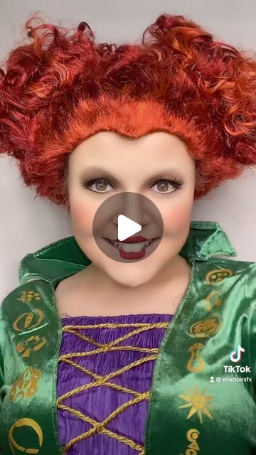 Ella Grimmant - Makeup Artist/Content Creator on Instagram: "I put a spell on you ✨ 
.
.
.
#halloweenmakeup #makeuptutorial #hocuspocus #winifredsanderson #igtv #reels" Winfred Make Up Hocus Pocus, Sanderson Sisters Makeup Looks, Winnifred Sanderson Makeup, Hocus Pocus Makeup Winifred, Winifred Sanderson Makeup Tutorial, Sara Sanderson Makeup, Winnie Sanderson Makeup, Winifred Sanderson Makeup, Winnie Hocus Pocus