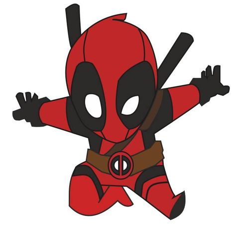 Deadpool Doodle, Deadpool Hello Kitty, Deadpool Kawaii, Cartoon Deadpool, Deadpool Svg, Baby Deadpool, Chibi Deadpool, Deadpool Cartoon, Deadpool Stickers