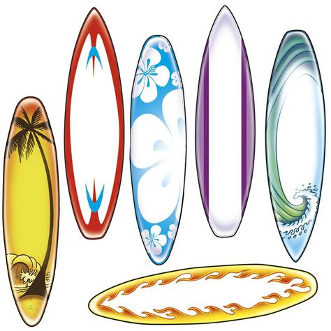 Surfboard Craft, K12 School, Best Surfboards, Ocean Theme Classroom, Math Boards, Class Theme, Lilo Y Stitch, Bookmark Template, Themed Classroom