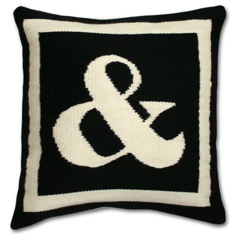 Jonathan Adler Pillow, Letter Throw Pillows, Letter Pillow, Graphic Pillow, Letter Pillows, Modern Throw Pillows, Jonathan Adler, White Pillows, Wool Pillows