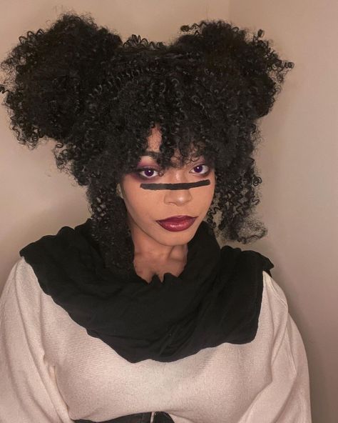 Choso Cosplay Women, Black Woman Costume Ideas, Black Cosplay Women, Black Anime Cosplay, Cosplay Makeup Looks, Cosplay Black Women, Closet Cosplay Ideas, Easy Cosplay Ideas Women, Choso Cosplay