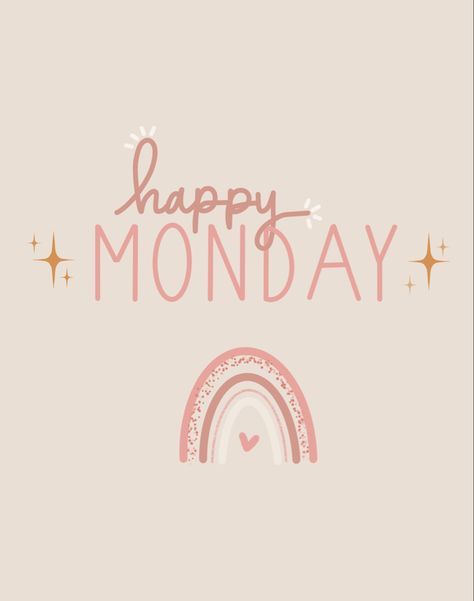 #ipad #lettering #cute #procreate #aesthetic #newpost #smallbusinessowner #stickers #viral #tiktok #vsco # Monday Wallpaper Aesthetic, Happy Day Aesthetic, Monday Positivity, Stalogy Planner, Monday Aesthetic, Good Morning Aesthetic, Procreate Aesthetic, Happy Monday Quotes, It's A New Day