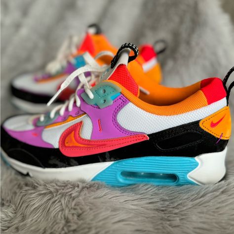 Size 8. Multicolored Nike Air Max. Great Condition Never Worn. Bought Them Thinking I Would Like Them, But I Don’t Like How They Feel. Nike Air Max 90 Futura, Mid Blazer, Air Max 90 Futura, Jordan 1 Lows, Nike Vapormax Flyknit, Sb Dunks, Air Max 200, Nike High Tops, Nike Air Vapormax Flyknit