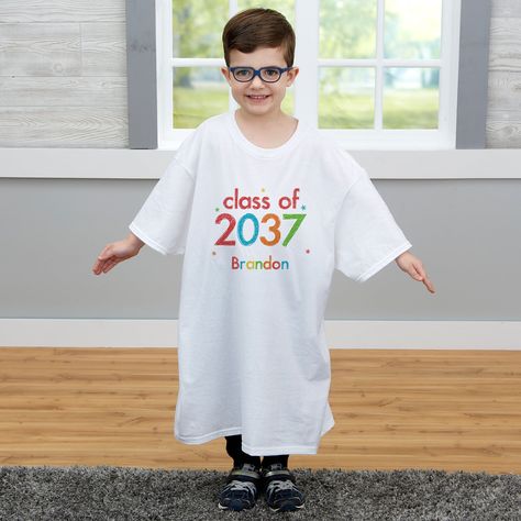 Grow With Me Graduation Shirt, Graduate Gift Ideas, Kindergarten Graduation Gift, Graduation Shirt, School Kindergarten, Personalized Throw Pillow, Hand Prints, Graduation Year, 12th Grade