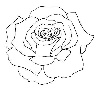 Rose Mandala Tattoo, Flower Outline Tattoo, Rose Outline Drawing, Rose Outline Tattoo, Simple Tats, Rose Outline, Small Rose Tattoo, Tattoo Flowers, Tattoo Rose