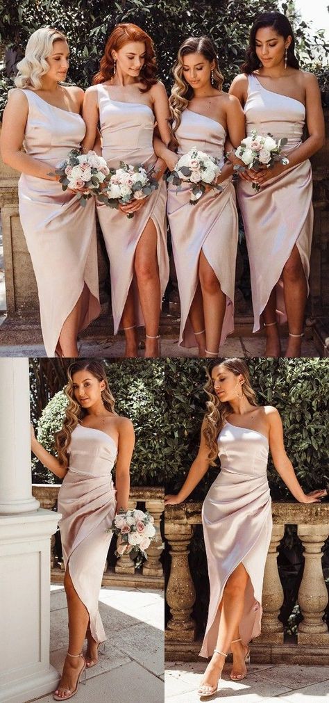 Asymmetric One Shoulder Evening Dress - Bridesmaid Dresses.Bridesmaid dress.beauty.Fashion.Sexy.wedding.femal.evening dress Bridesmaids Evening Dresses, One Shoulder Bridesmaid Dress Long, Bridesmaid Hairstyles With Off Shoulder Dress, Bridesmaid Hairstyles Off Shoulder Dress, One Shoulder Dresses Hairstyles, Off Shoulder Dress Hairstyles Hair Ideas, Wedding Hair For One Shoulder Dress, Asymmetrical Dress Hairstyles, One Shoulder Wedding Dress Hairstyles