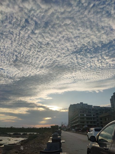 This is a random picture of clouds withdrawing after rain during a time closer to sunset. An outdoors tea shop in Hyderabad, Pakistan. Picture Of Clouds, Hyderabad Pakistan, Random Picture, After Rain, Space Planets, Rain Clouds, Tea Shop, Hyderabad, Airplane View