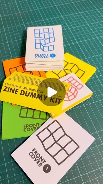 Zine Folding, Zine Format, Zine Tutorial, Zine Template, Zine Making, Photography Zine, Zine Design, Handmade Book, Paper Design