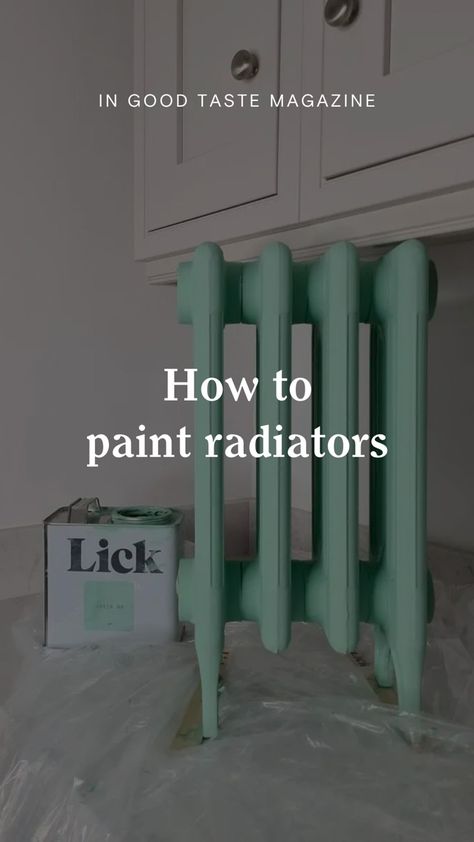 Painted Radiator, Old Radiators, Old Pottery, Vintage Pop Art, Learn How To Paint, Paint Primer, Drop Cloth, Diy Paint, Room Paint