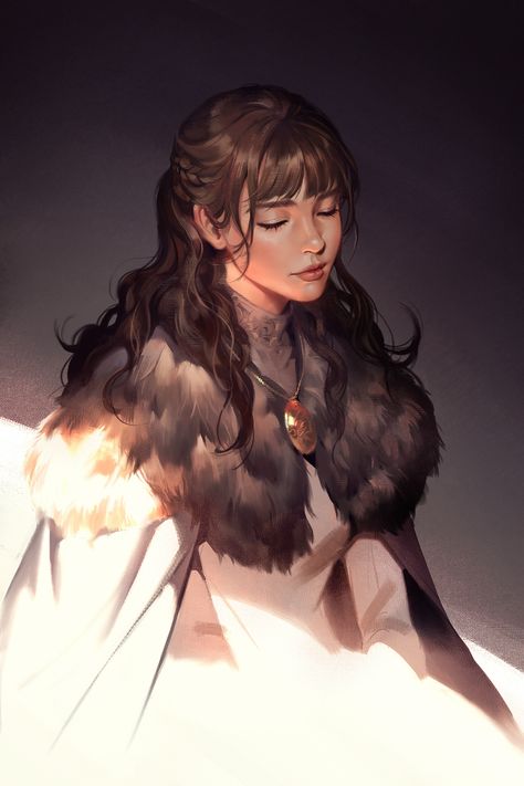 ArtStation - Fur coat, Sora Kim Hooded Female Character, Female Character Inspiration Art, Female Character Concept Art, Female Fighter Character Design, Character Design Inspiration Female, Crowe Altius, Royalty Character Design, Character Art Female Brunette, Dnd Character Design Female