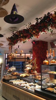 #BEAUTY ,#REALATIONSHIPS #Fashion #Outfits #Winter Outfits #Animals Halloween Decor Restaurant Ideas, Autumn Bakery Ideas, Halloween Bakery Aesthetic, Autumn Bakery Aesthetic, Wickedly Yours Jennifer Chipman, Bakery Halloween Decor, Interior Bakery Design, Halloween Restaurant Decor, Fall Bakery Aesthetic