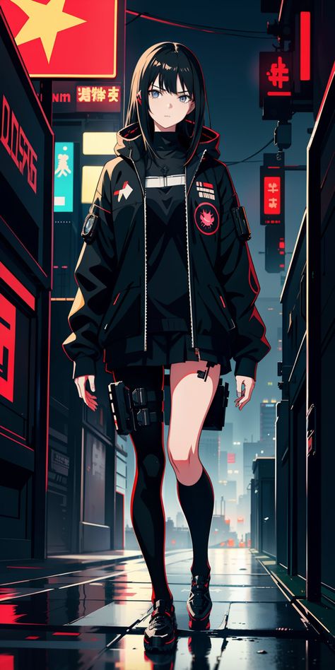 Punk Female Character Design, My 2023, Character Artist, Best Anime Drawings, Cyberpunk Anime, Art Students, Anime Pixel Art, Cyberpunk Character, Anime Guys Shirtless