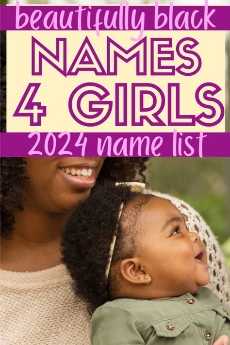 Are you on the hunt for unique and meaningful names for your little black princess? Look no further! We've compiled a list of 332 African American best names for black girls that are as diverse as they are beautiful. From classic to contemporary, these names are sure to captivate your heart and make your baby girl shine like a star. Read all 332 names to find the perfect one for your baby to be! Pretty Girl Names Black, African American Girl Names, African American Names, American Names, Popular Baby Girl Names, Best Names, Boy Girl Names, Names For Girls, Meaningful Names