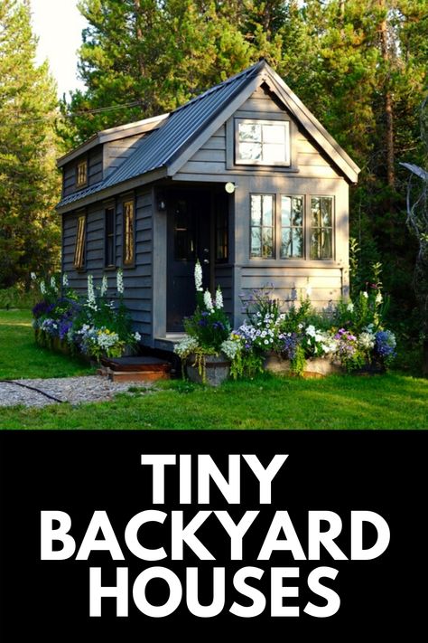 Tiny Backyard House, Guest House Shed, Backyard Tiny House, Shed Guest House, Tiny Guest House, Build A Tiny House, Guest House Small, Backyard Guest Houses, Tiny Farmhouse