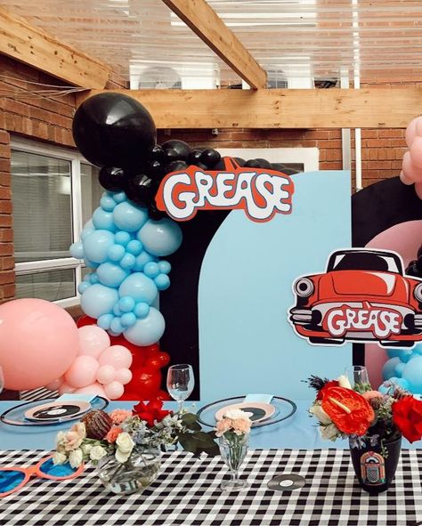 We definitely shaped up to create a Grease themed party. Bring back some memories with a 70's/80's theme to last a lifetime.

....

Fantastic? Tell us about it. Stud. Grease Cupcakes Ideas, Oldies Party Theme Ideas, Grease Theme 1st Birthday Party, Grease Float Ideas, Grease Homecoming Float Ideas, Grease Themed Bachelorette Party, Grease Party Decorations Diy, Grease Birthday Party Ideas Decoration, Grease Themed Trunk Or Treat