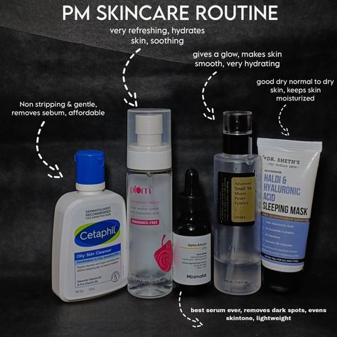 Night Time Skin Care Routine Order, Night Skin Care Routine Aesthetic, India Skincare, Night Routine Skincare, Night Time Skincare Routine, Face Lightening, Night Skincare Routine, Beginner Skin Care Routine, Facial Routine Skincare