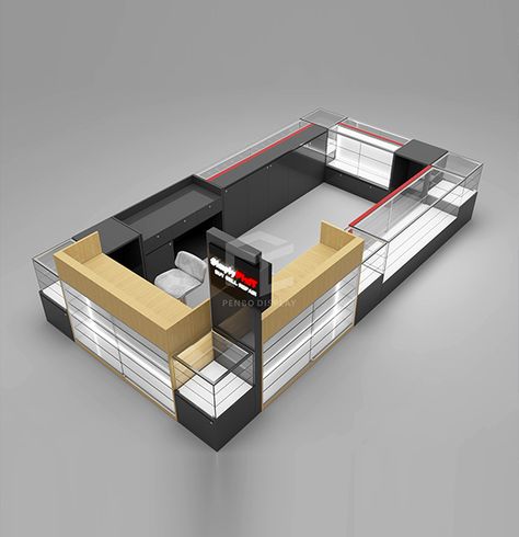 The cell phone display kiosk mainly consists of glass display cabinet, cell phone accessories display, slatwall display, billboard, cashier several parts;Wide range of uses: can display cell phone accessories, cell phone cases, headphones, charging cables and so on;Customizable: customize the display according to your brand needs. From logo placement to color palettes, it can be tailored to your needs.Integrated lighting options: improve product visibility even in low light conditions. Cell Phone Kiosk, Slat Wall Display, Integrated Lighting, Glass Display Cabinet, Phone Display, Logo Placement, Glass Cabinets Display, Accessories Display, Glass Display