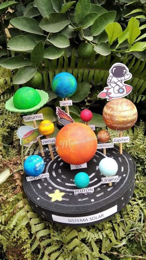 Solar System Projects For Kids, Planet Crafts, Planet Project, Solar System Model, Solar System Projects, Solar System Crafts, Craft Work For Kids, Creative School Project Ideas, Science Projects For Kids