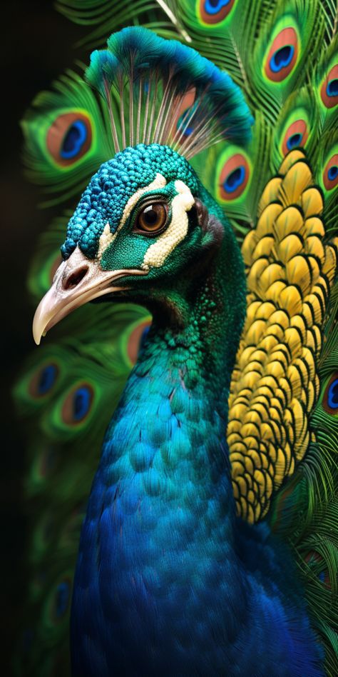 Peacock, nature, portrait Peacock Photos Beautiful Birds, Peacock Meaning, Peacock Feather Painting, Peacock Portrait, Peacock Feather Art, Art Deco Design Graphics, Peacock Images, Peacock Photos, Peacock Pictures