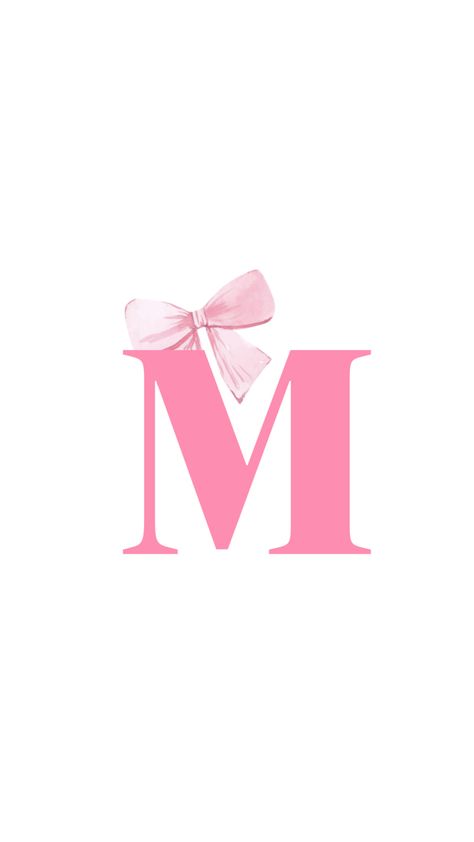 M Wallpaper Letter Iphone, M Letter Aesthetic, M Initial Wallpaper, My Iphone Wallpaper, M Pfp, Millenial Pink, M Wallpaper, Best Profile, M Letter